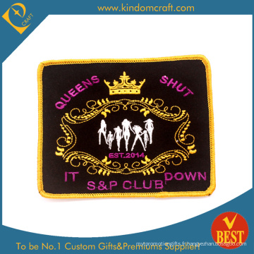 Patch de broderie de club de mode de la Reine fait sur commande (LN-0161)